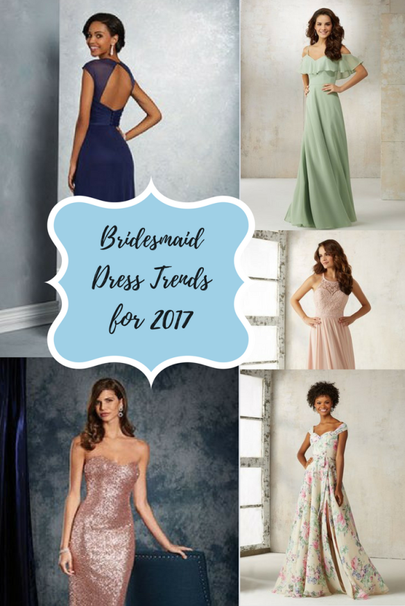 Bridesmaid Dress Trends for 2017